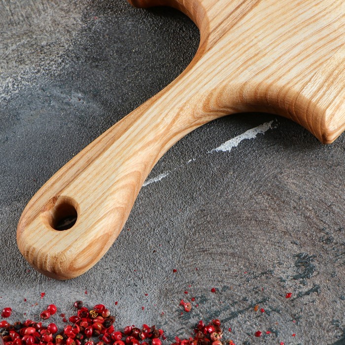 Доска авторская для подачи "Мюнкер", массив ясеня, 37 х 15