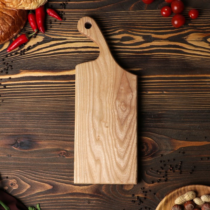 Доска авторская для подачи "Октоберфест", 36 х 15 см, массив ясеня