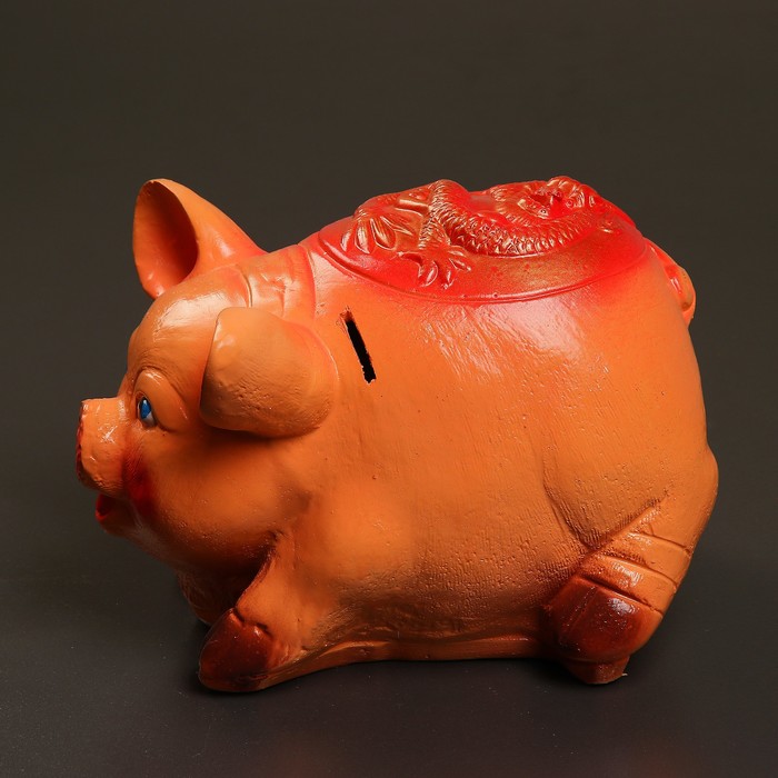 Копилка "Поросёнок с драконом", 23x17x16 см