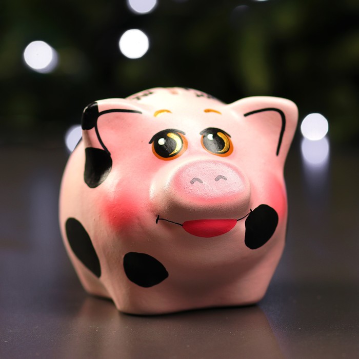 Копилка "Поросёнок малый" грязь, 15х10х10,5 см