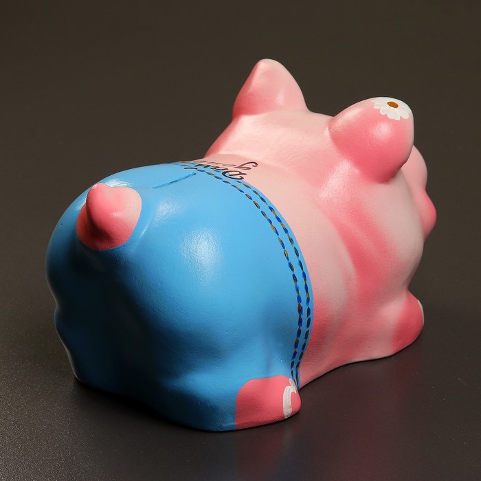 Копилка "Поросёнок большой" штаны х/р, 24х13х14 см