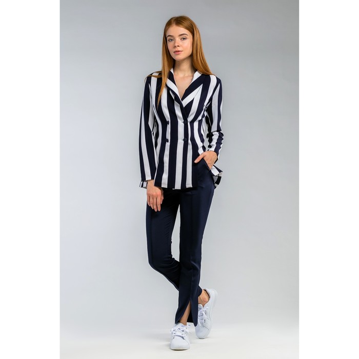 Костюм женский 243 цвет синий, р-р 48