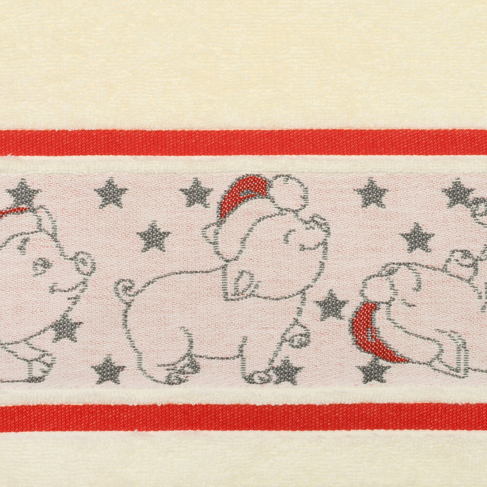 Полотенце махровое "Друзья" 50х90 см 100% хлопок, 370гр/м2