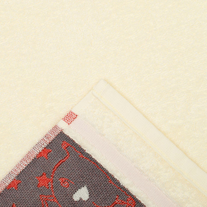 Полотенце махровое "Друзья" 50х90 см 100% хлопок, 370гр/м2