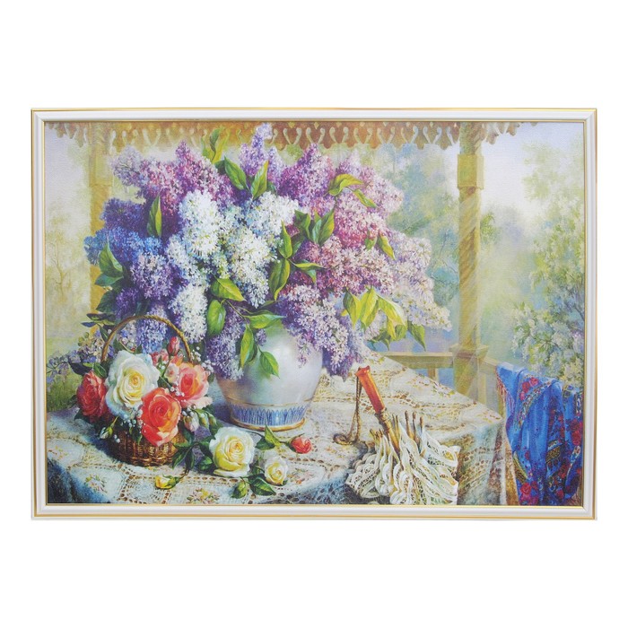 Картина "Цветочное настроение" 53*72 см