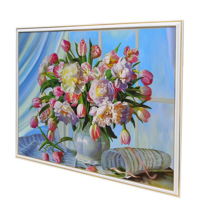 Картина "Нежные цветы" 53*72 см