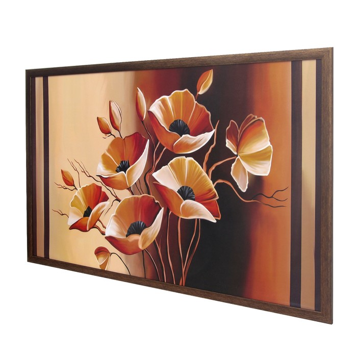 Картина "Букет маков" 64*104 см