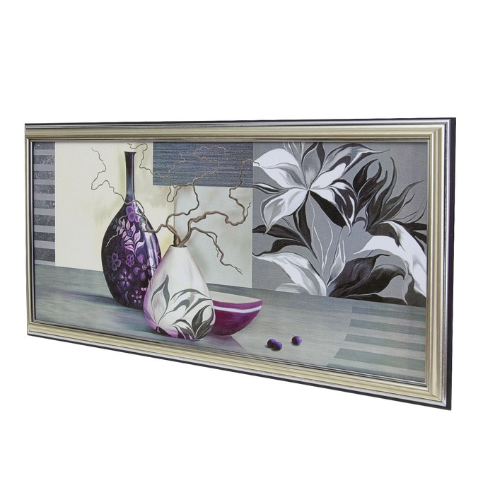Картина "Вазы" 53*23 см