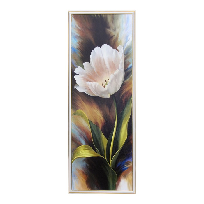 Картина "Одинокий тюльпан" 38*103 см