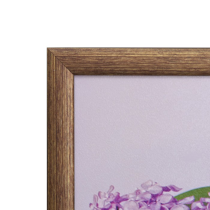 Картина "Корзина с сиренью" 54*103 см