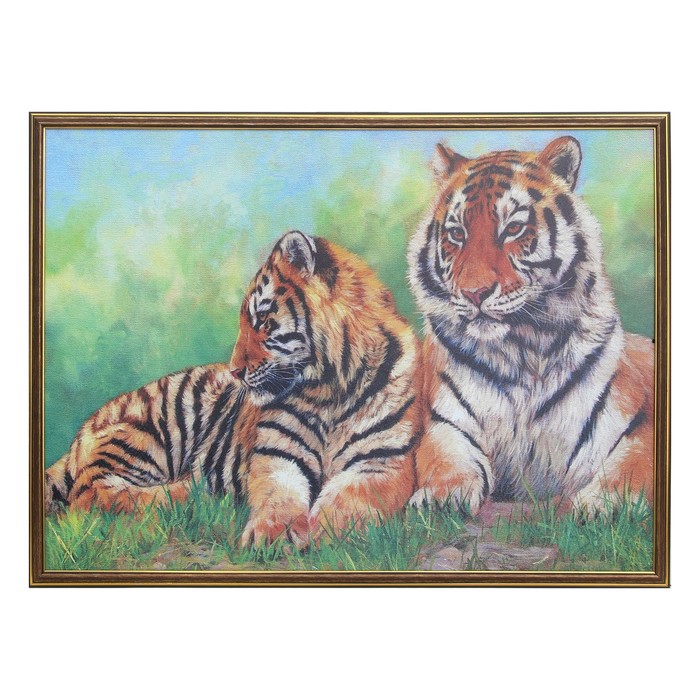 Картина "Тигры" 53*72 см