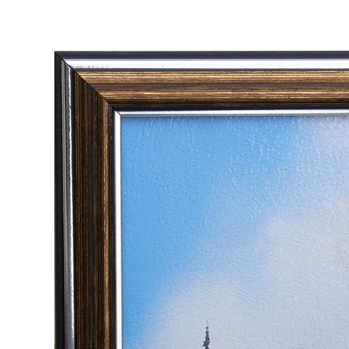 Картина "Водопад в лесу" 53*23 см