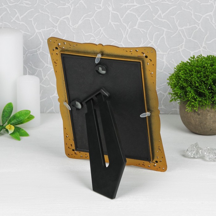 Зеркало на подставке, прямоугольное, цвет МИКС