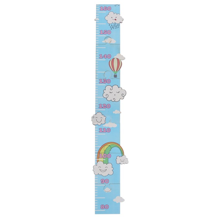 Ростомер интерьерный "Небо с шариками"