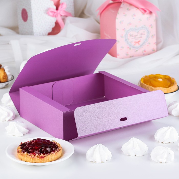 Коробка сборная для сладкого 20 х 24 х 7 см