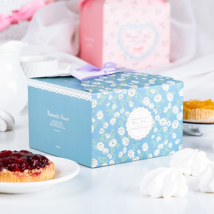 Коробка сборная для сладкого 14 х 14 х 9 см