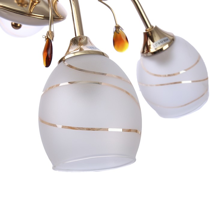 Люстра "Моника" 5x60Вт E27 золото