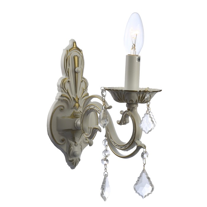 Бра "Аврелия" 1x60Вт E14 белый