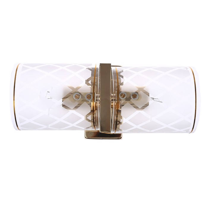 Люстра "Манелли" 2x40Вт E27 золото 35х15см.