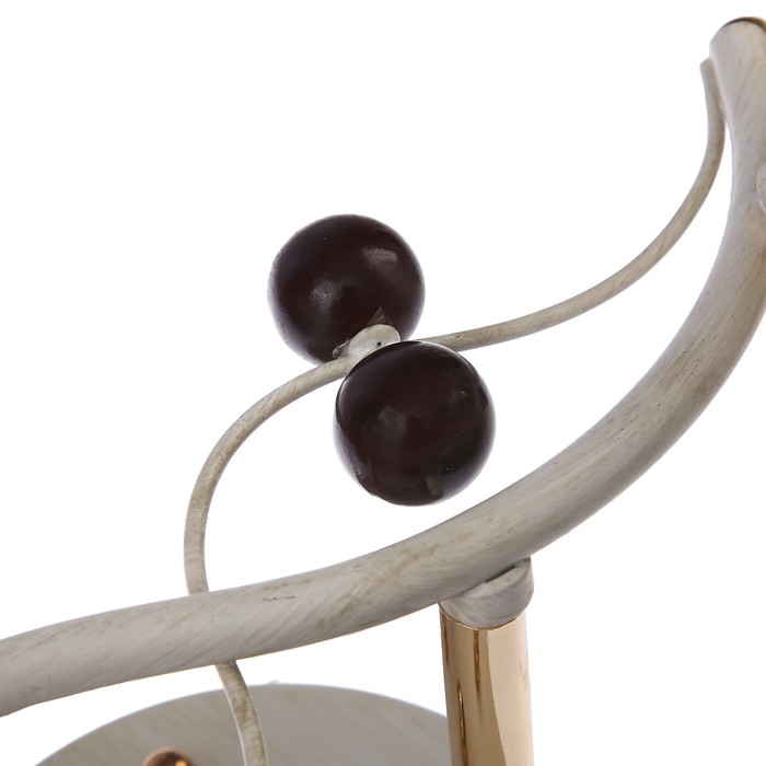 Люстра "Асти" 2x40Вт E27 белый-золото 45х10х25см.