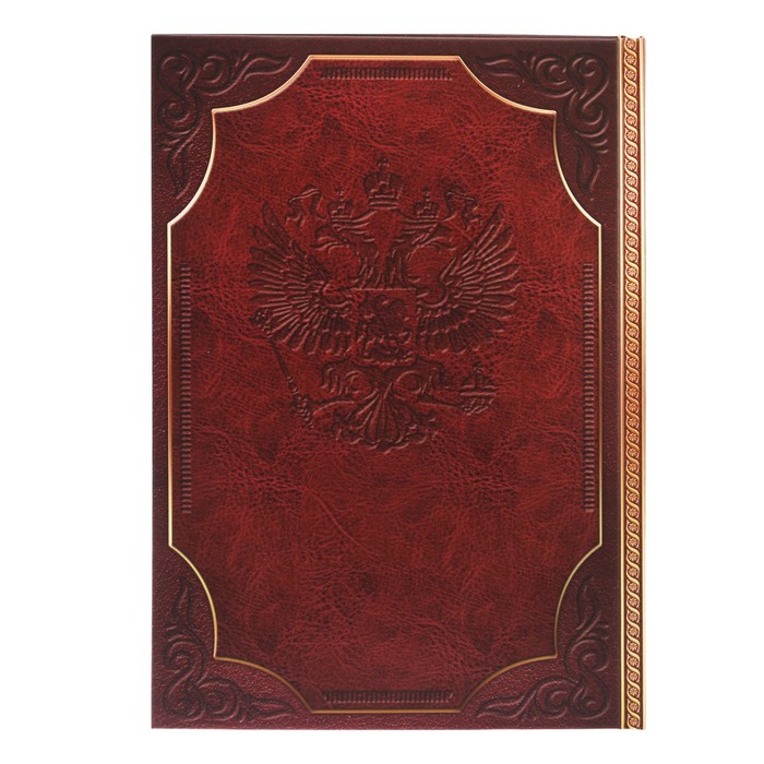 Ежедневник в подарочной коробке "Россия. Для дел государственной важности", твёрдая обложка, А5, 80 листов