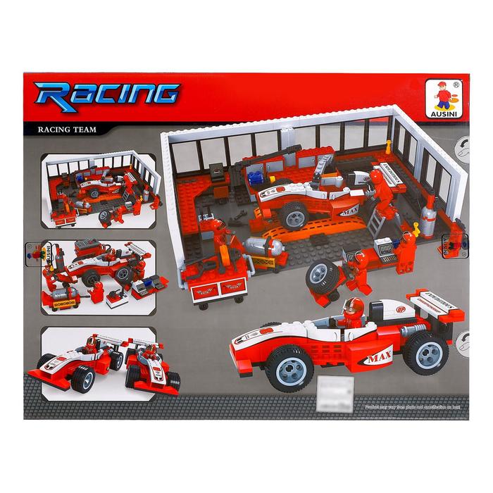 Конструктор «Пит-стоп», 852 детали