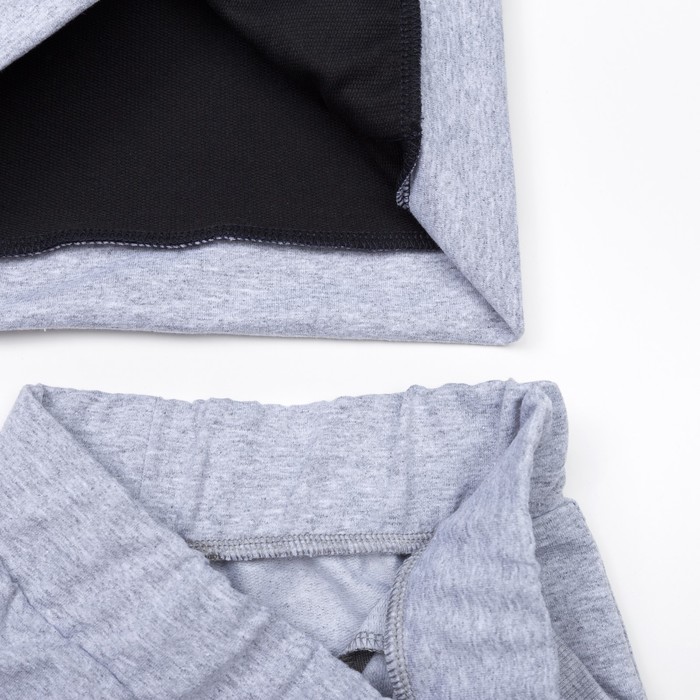 Спортивный костюм для мальчика , рост 128 см, цвет синий/серый