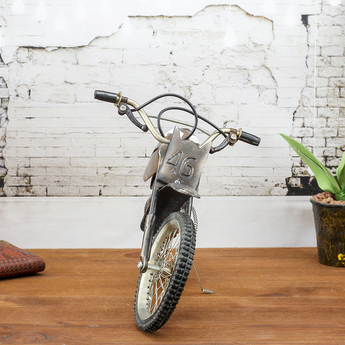 Сувенир металл "Кроссовый мотоцикл" 30х19х15 см