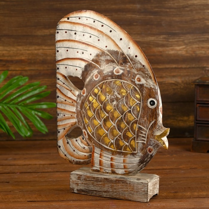 Сувенир дерево &quot;Рыбка&quot; 29х4х50 см