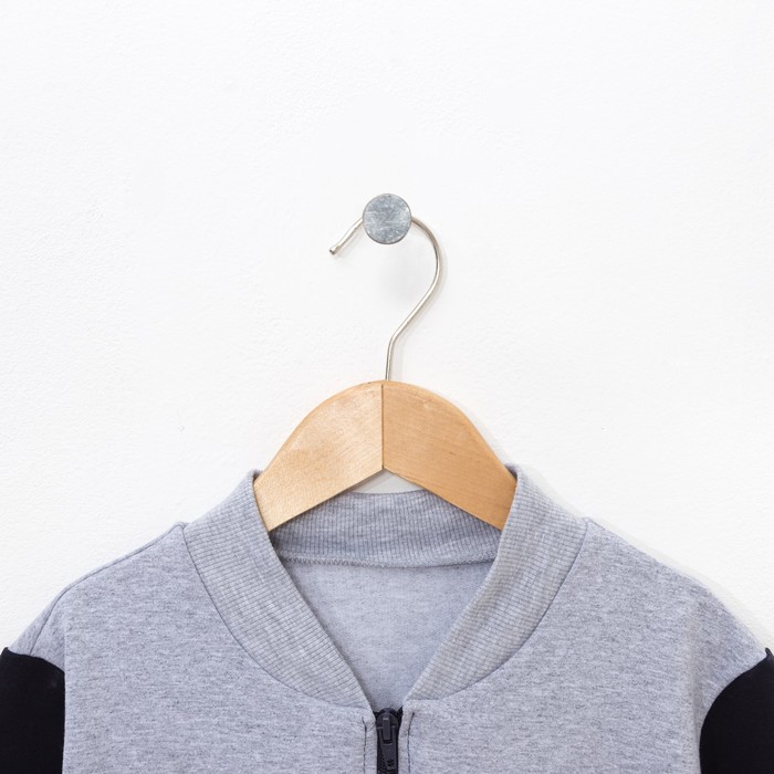 Спортивный костюм для девочки, рост 122 см, цвет тёмно- синий/серый