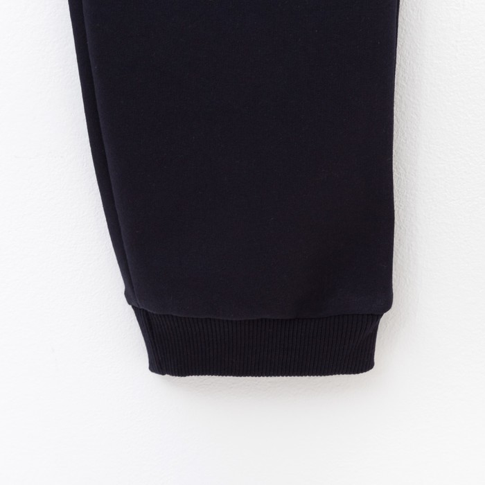 Спортивный костюм для девочки, рост 152 см, цвет тёмно-синий/серый