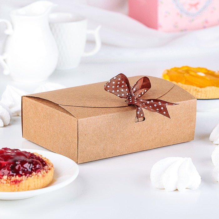 Коробка сборная для сладкого 12 х 16,5 х 5 см