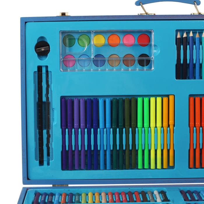 Набор для рисования в голубой коробке