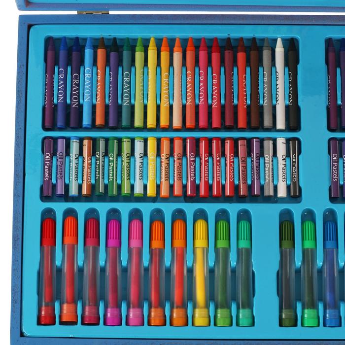 Набор для рисования в голубой коробке