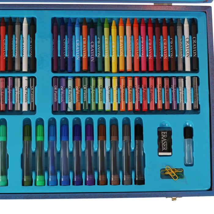 Набор для рисования в голубой коробке