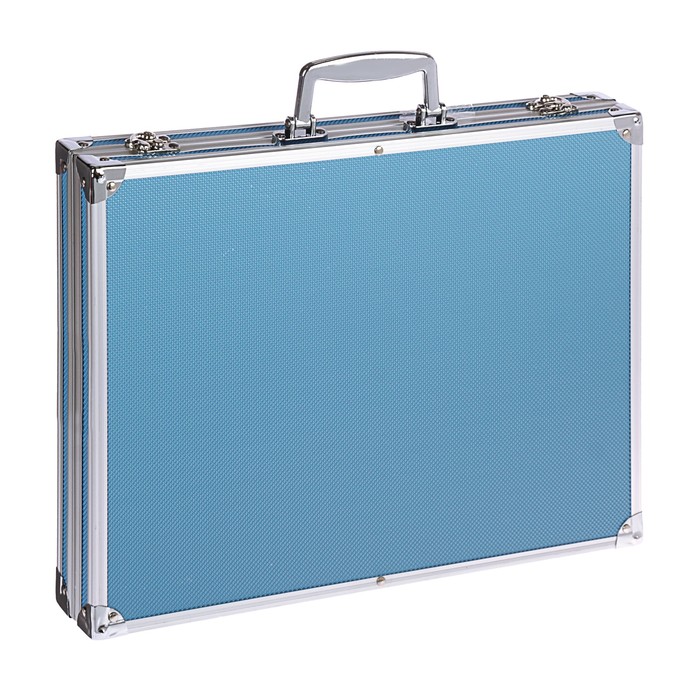 Набор для рисования в голубой коробке складной