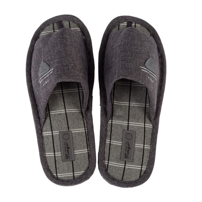 Тапочки мужские арт. HM9-2883, цвет серый, размер 40