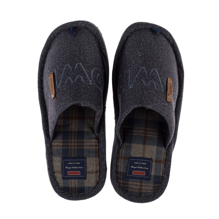 Тапочки мужские арт. HM9-2881, цвет серый, размер 45