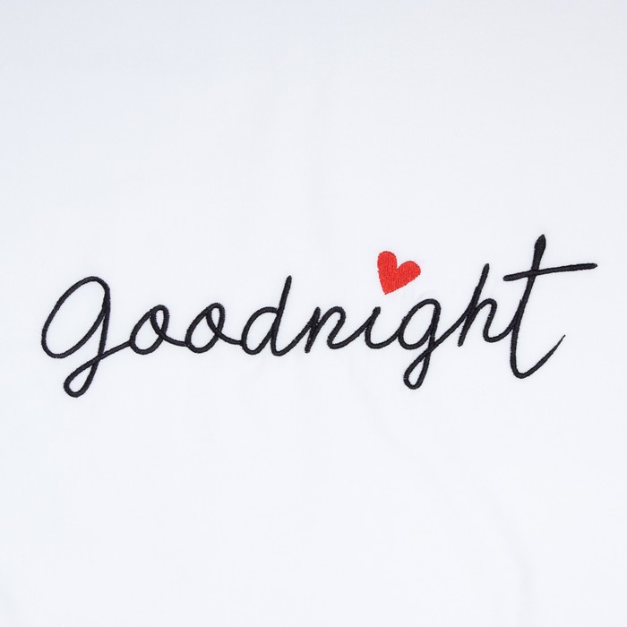 Наволочка "Этель" Good night 50х70+5 см, пл 125 г/м², 100% хлопок, сатин