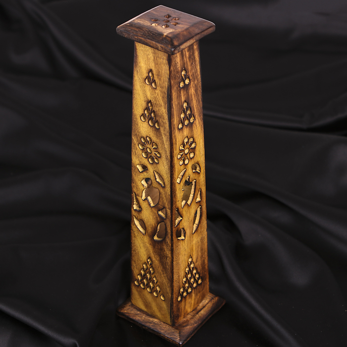 Подставка под благовония "Башня" дерево, 31 см