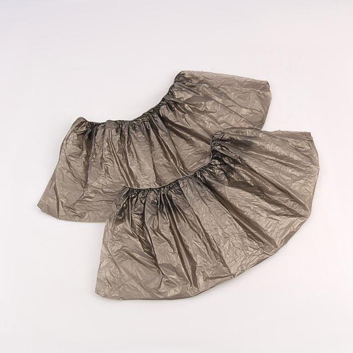 Бахилы медицинские синие, 2,6 гр., черные