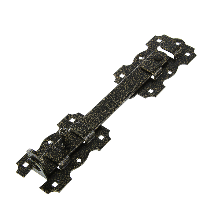 Засов дверной ЩБ-250-Л-S, цвет античная бронза