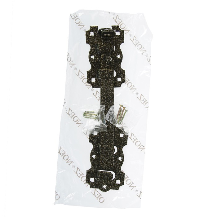 Засов дверной ЩБ-250-Л-S, цвет античная бронза