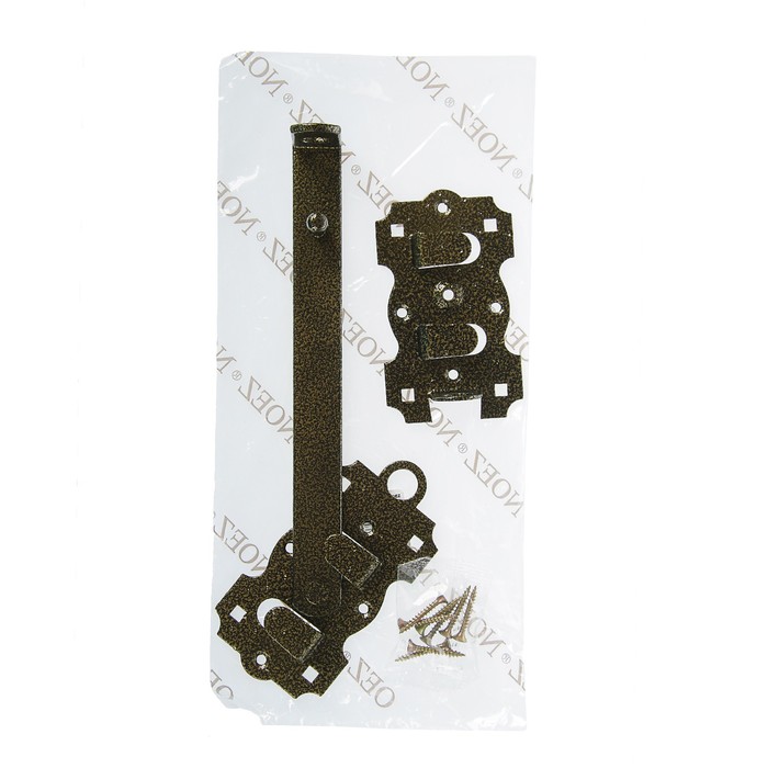 Засов дверной ЩБ-250-П-S, цвет античная бронза