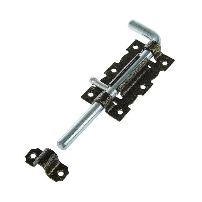 Задвижка дверная ЗД 110-Гб-SL, цвет античная бронза/цинк