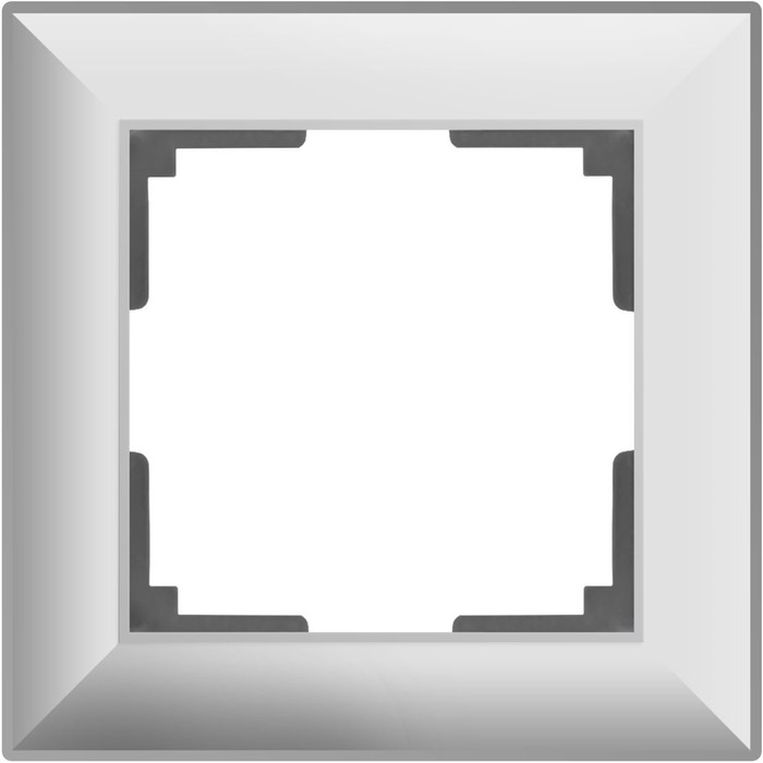 Рамка на 1 пост  WL14-Frame-01, цвет белый