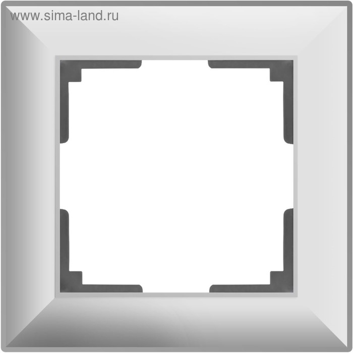 Рамка на 1 пост  WL14-Frame-01, цвет белый