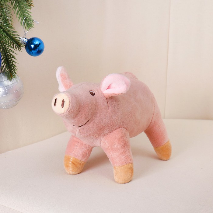 Мягкая игрушка "Свинка" хвостик крючком