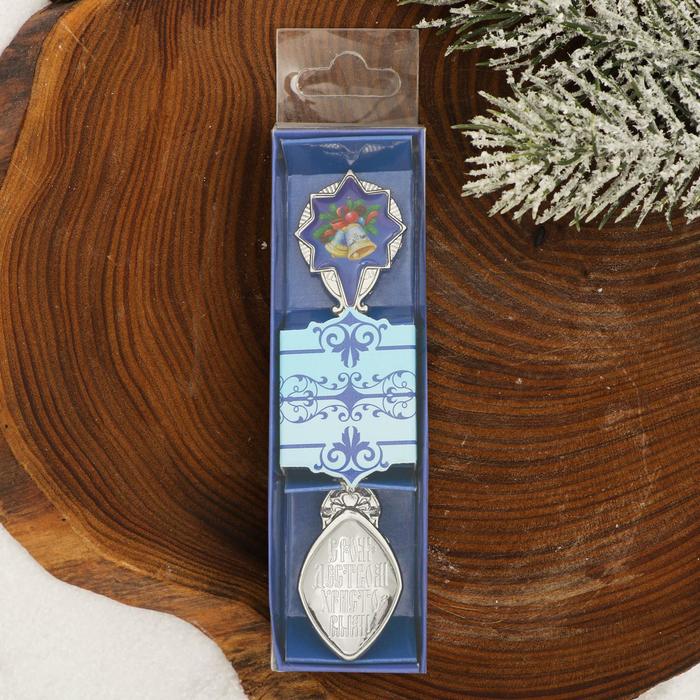 Ложка рождественская «Колокольчики», 2,2 х 11 см