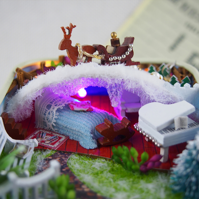 Интерьерный домик - миниатюра, своими руками "Зайкин домик у моря" в банке